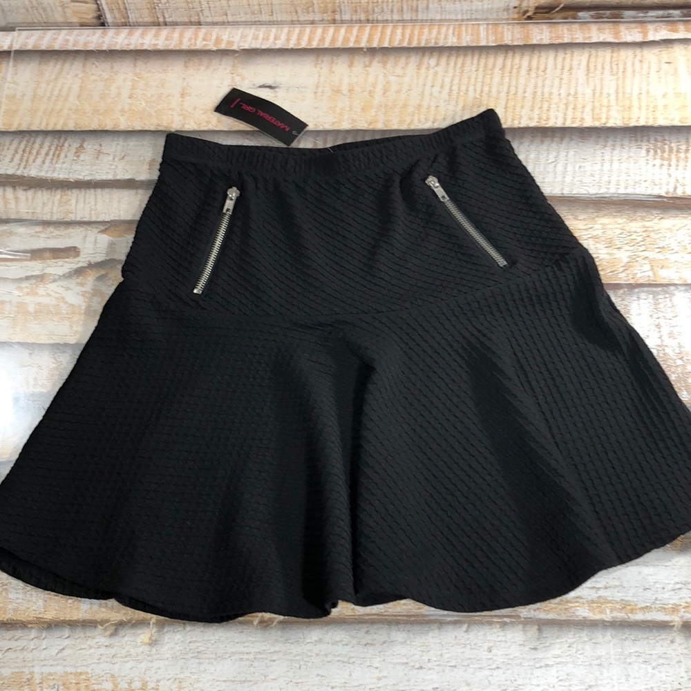 Material Girl Black Skirt Girls Sz M